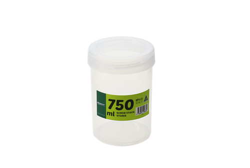 750ml Screw Stack Storer | Awesome Plastics