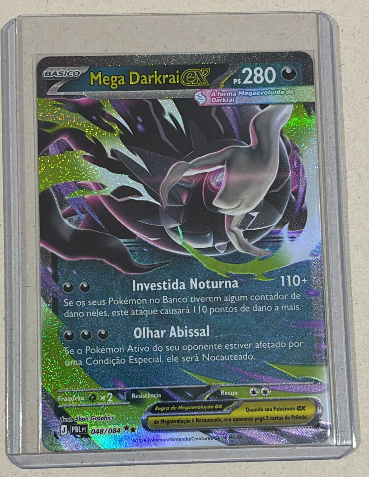🌑 MEGA DARKRAI EX 048/084 Foil