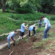 Streamside Buffer Planting at Cedarland Park