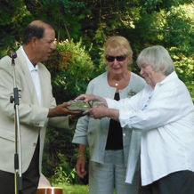 Margaret Miner Presented With The Dr. Marc Taylor Environmental Stewardship Award