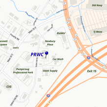 Map to PRWC new office