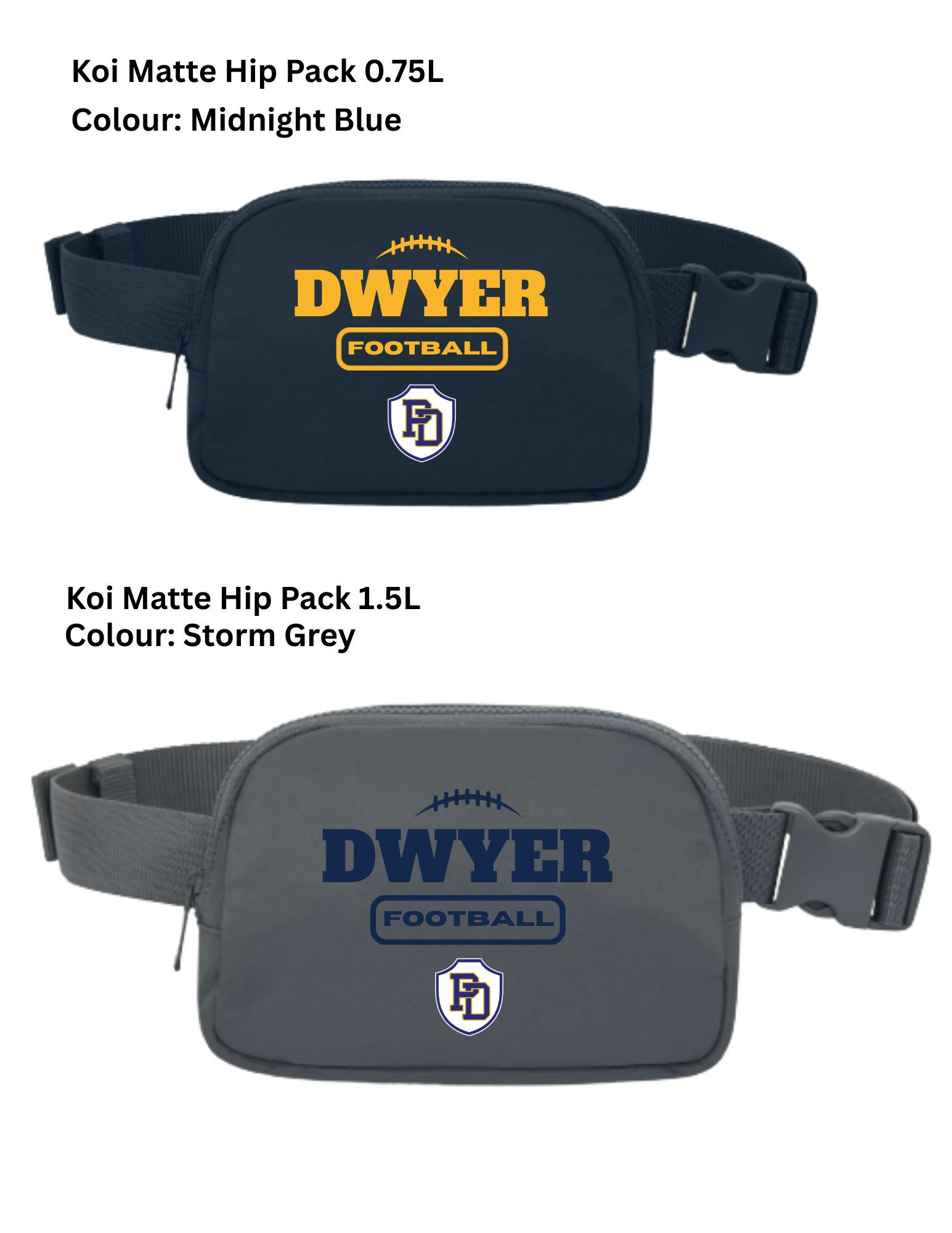 Dwyer Football - Belt Bag