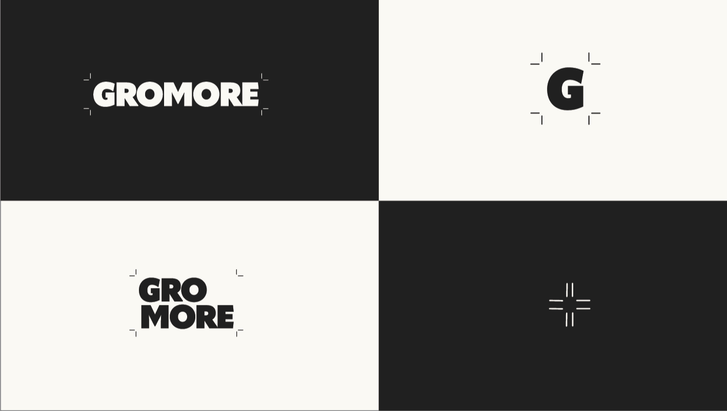 GrowMore brand identity design showcasing a performance-led visual system for inclusive tennis and para sport.