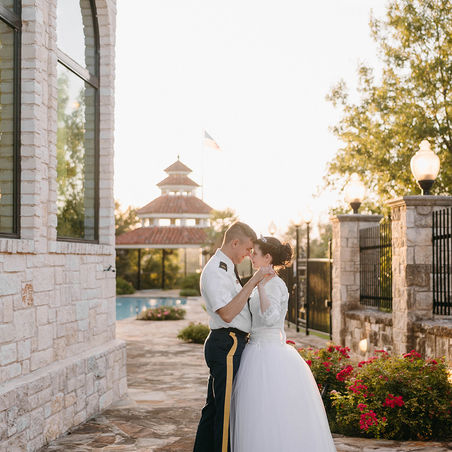 a beautiful summer wedding at parsons castle in lake whitney texas