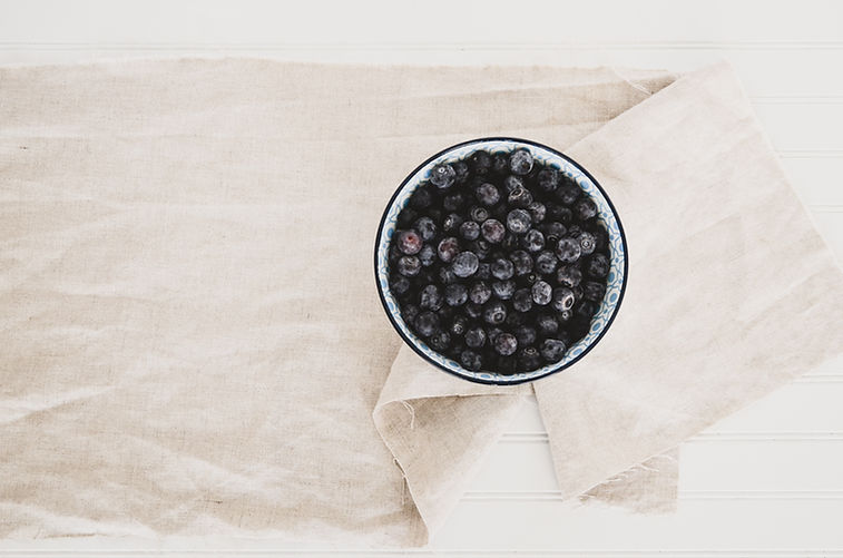 Blueberries in Bowl