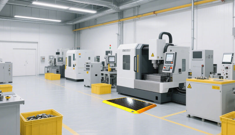 Heavy Industrial Anti-Fatigue Heating Platform