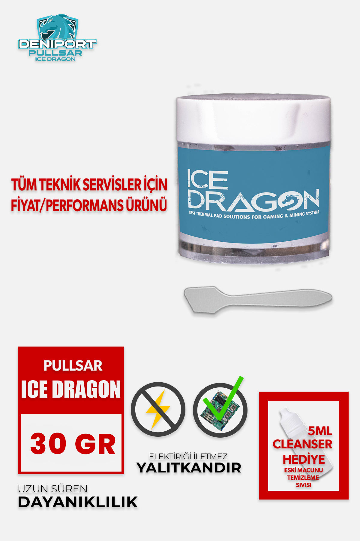 Pullsar Ice Dragon 30gr Yüksek Performans Thermal/Termal Macun