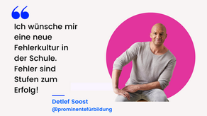 „Kinder brauchen Fehler!“ 5 Dinge, die Detlef Soost sofort an unserem Schulsystem ändern würde