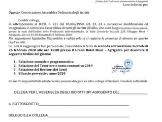 Comunicazione Convocazione