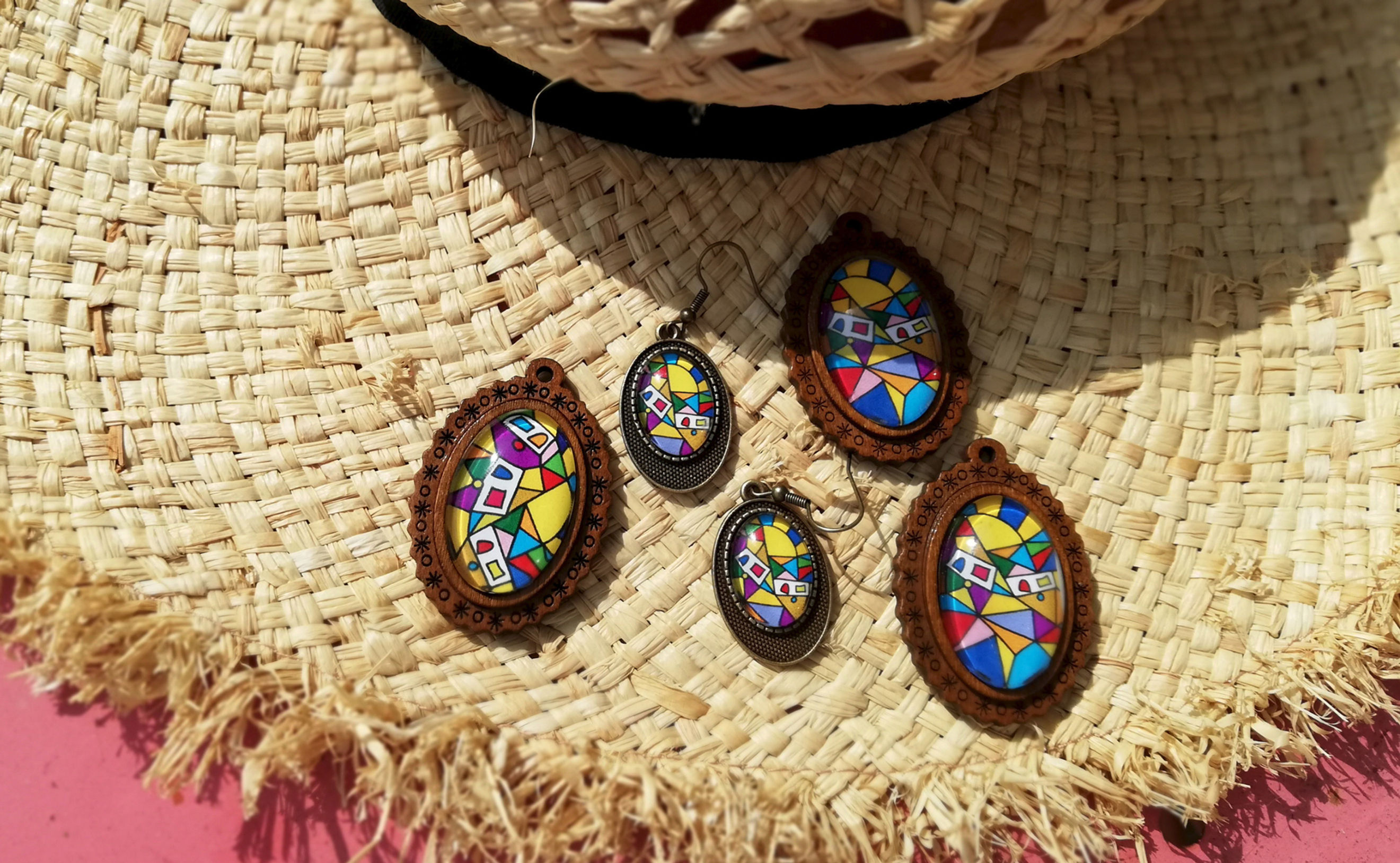 Collection VITRAIL - Boucles d'oreilles