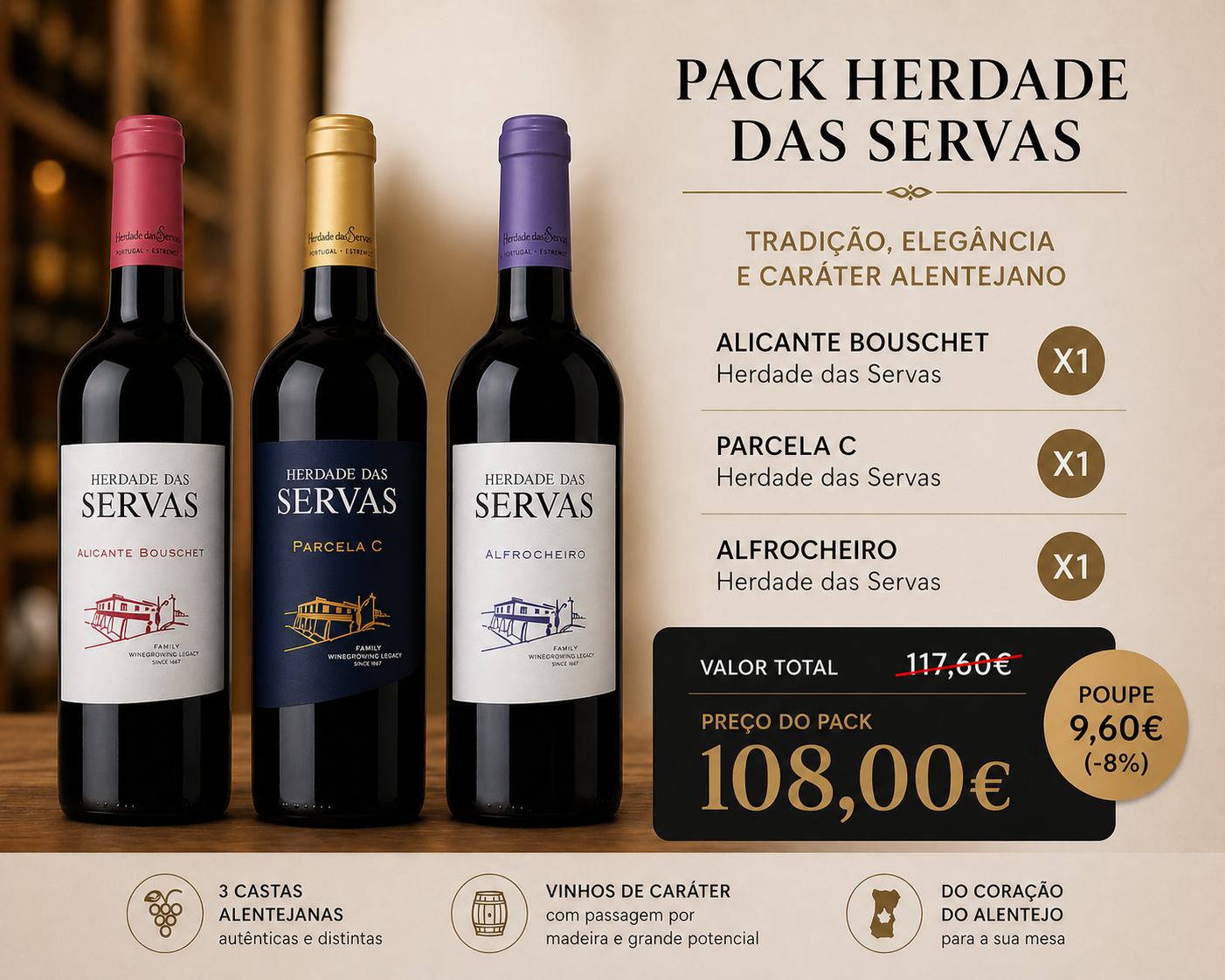 Pack Herdade das servas