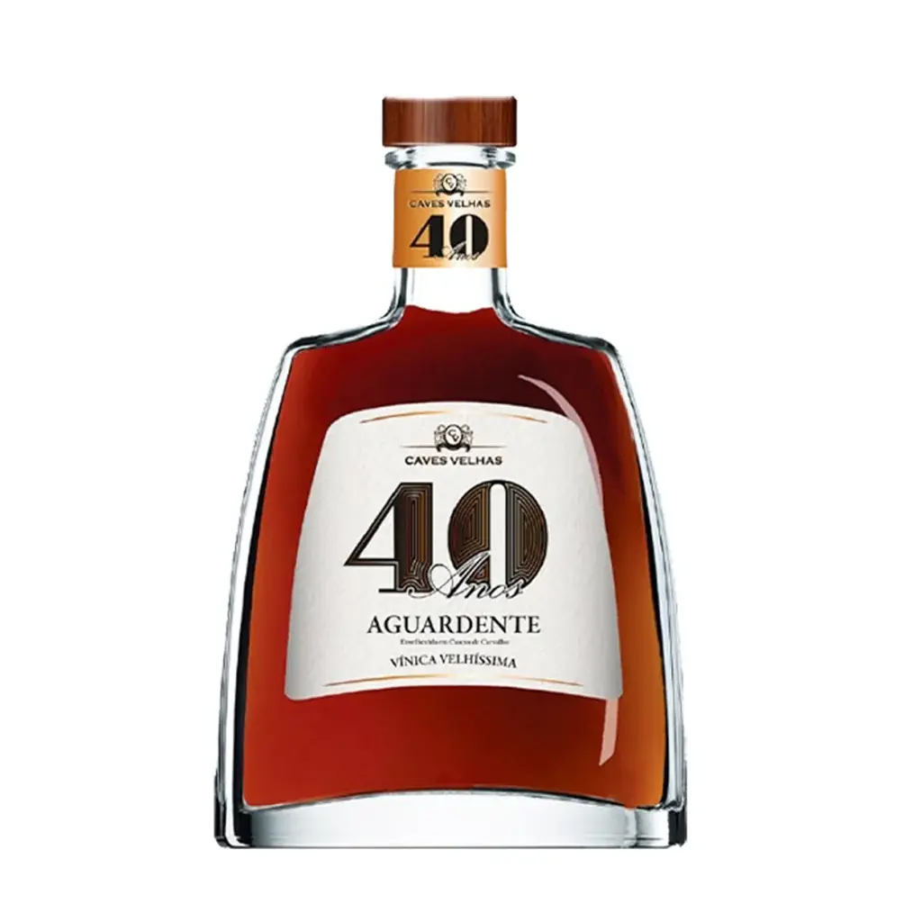 AGUARDENTE VINICA VELHISSIMA CAVES VELHAS 40 ANOS