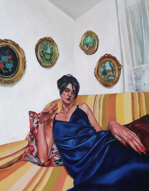 "25"; oil on canvas; ; 