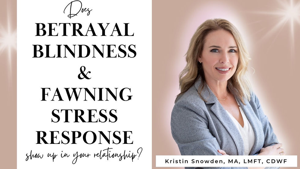 betrayal blindness