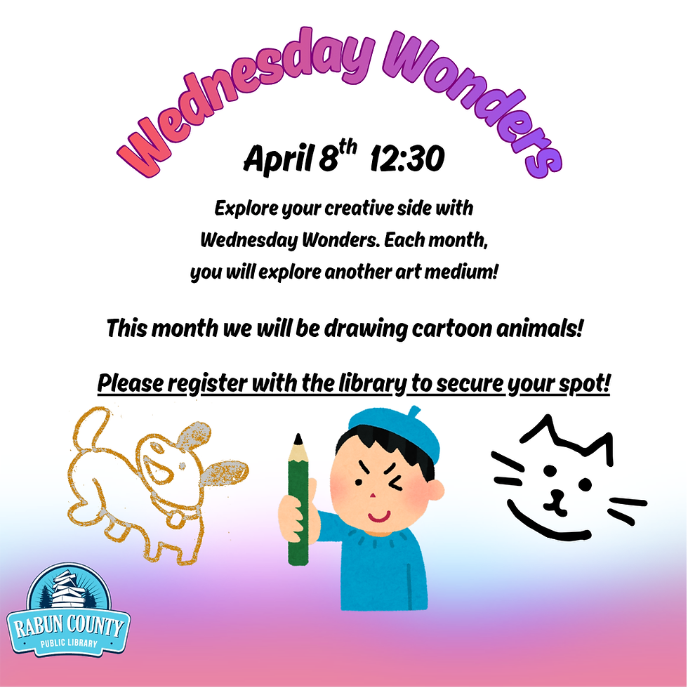 Wednesday Wonders: Drawing cartoon animals