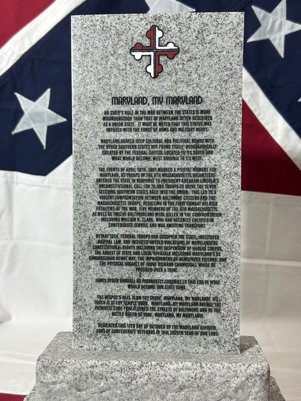 Thumbnail: Maryland Monument (Point Lookout Confederate Memorial Park)