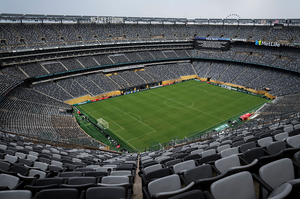 MetLife Stadium preparado para receber a estreia da Seleção Brasileira. Fonte: Nicolò Campo / LightRocket via Getty Images