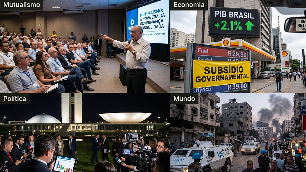 Giro Semanal: Tensões no Oriente Médio, Alívio na Inflação e a Consolidação do Novo Mutualismo