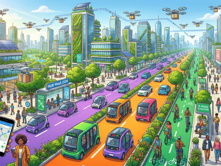 O Fim da Garagem: Como a Mobilidade como Serviço (MaaS) está Aposentando o Sonho do Carro Próprio