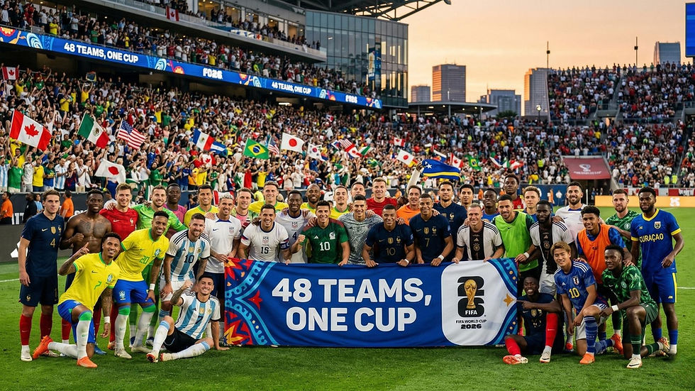 A Caminho do Norte: Definidas as 48 Seleções para a Maior Copa do Mundo da História