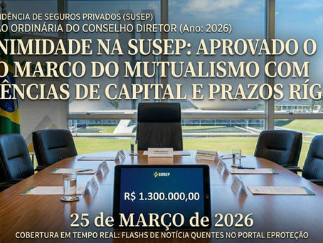 Unanimidade na Susep: Aprovado o Novo Marco do Mutualismo com Exigências de Capital e Prazos Rígidos