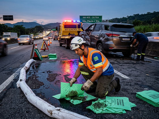 Eco-Sinistro: O Protocolo de Contenção Ambiental no Local do Acidente