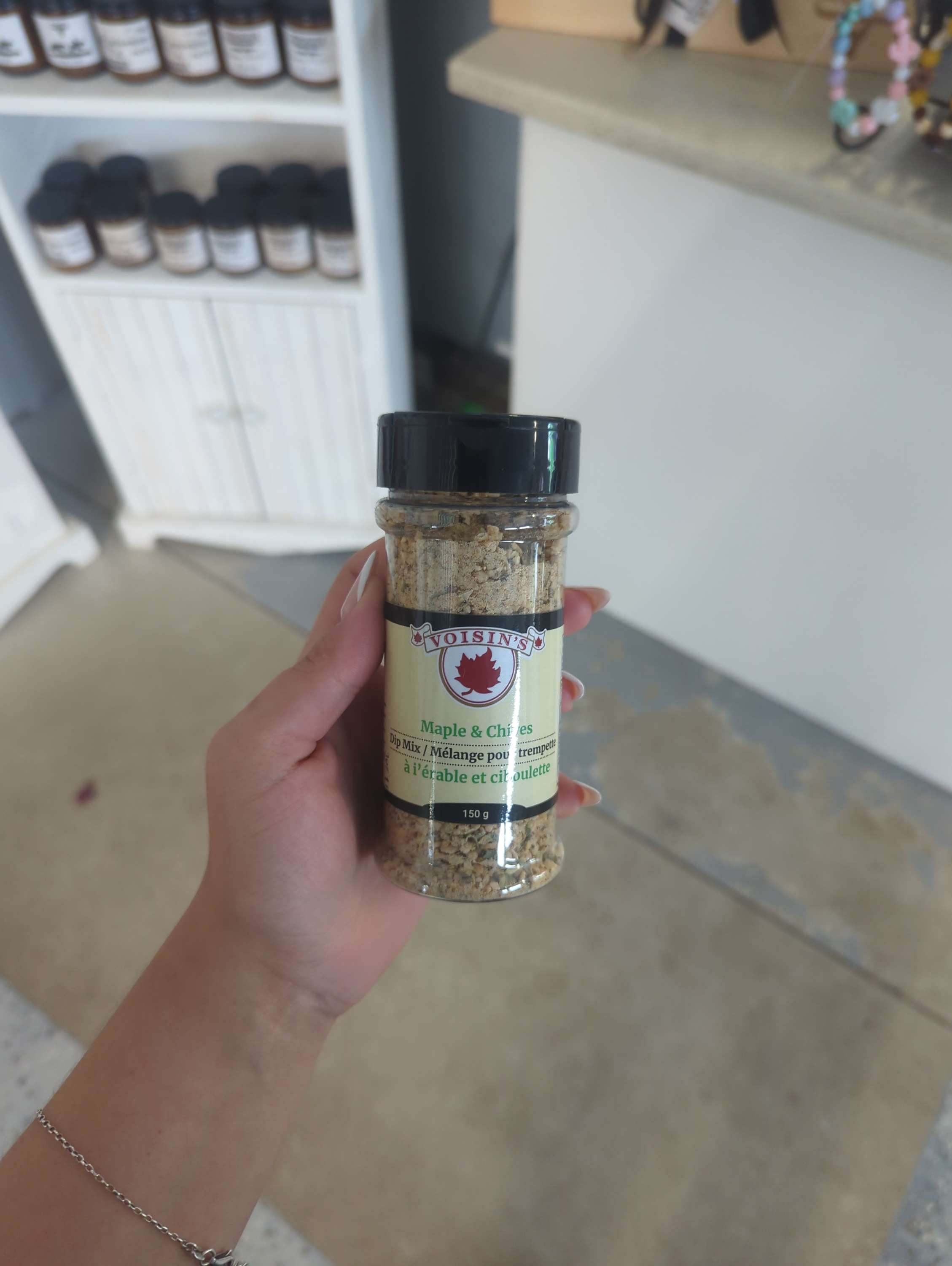 Maple and Chive Dip Shaker