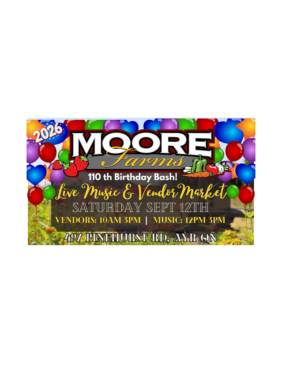 SEPT 12 |​110TH ANNIVERSARY BASH !