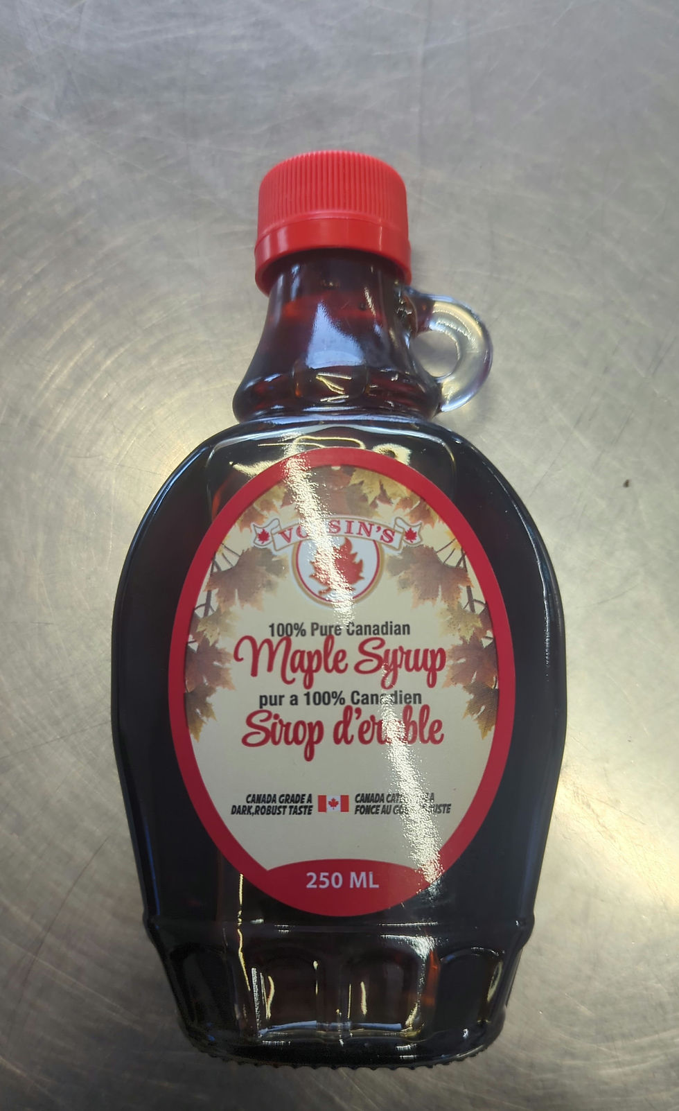 Maple Syrup 250ml glass bottle