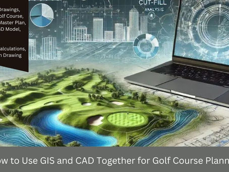How to Use GIS and CAD Together for Golf Course Planning?