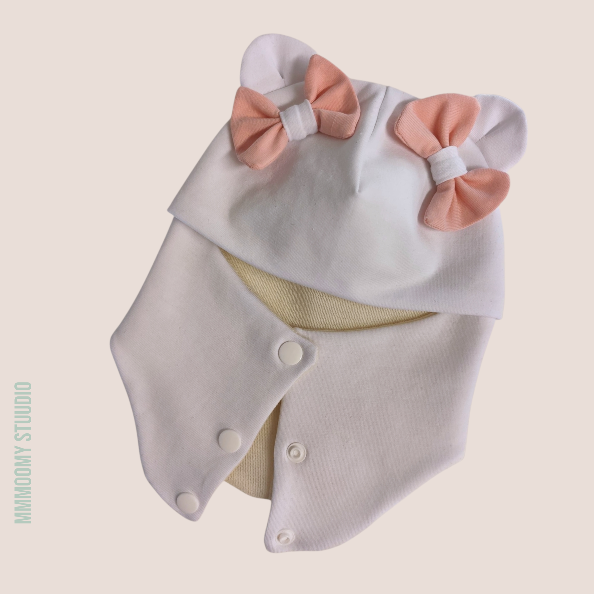 Beebi tuukrimüts "Valge" no.02