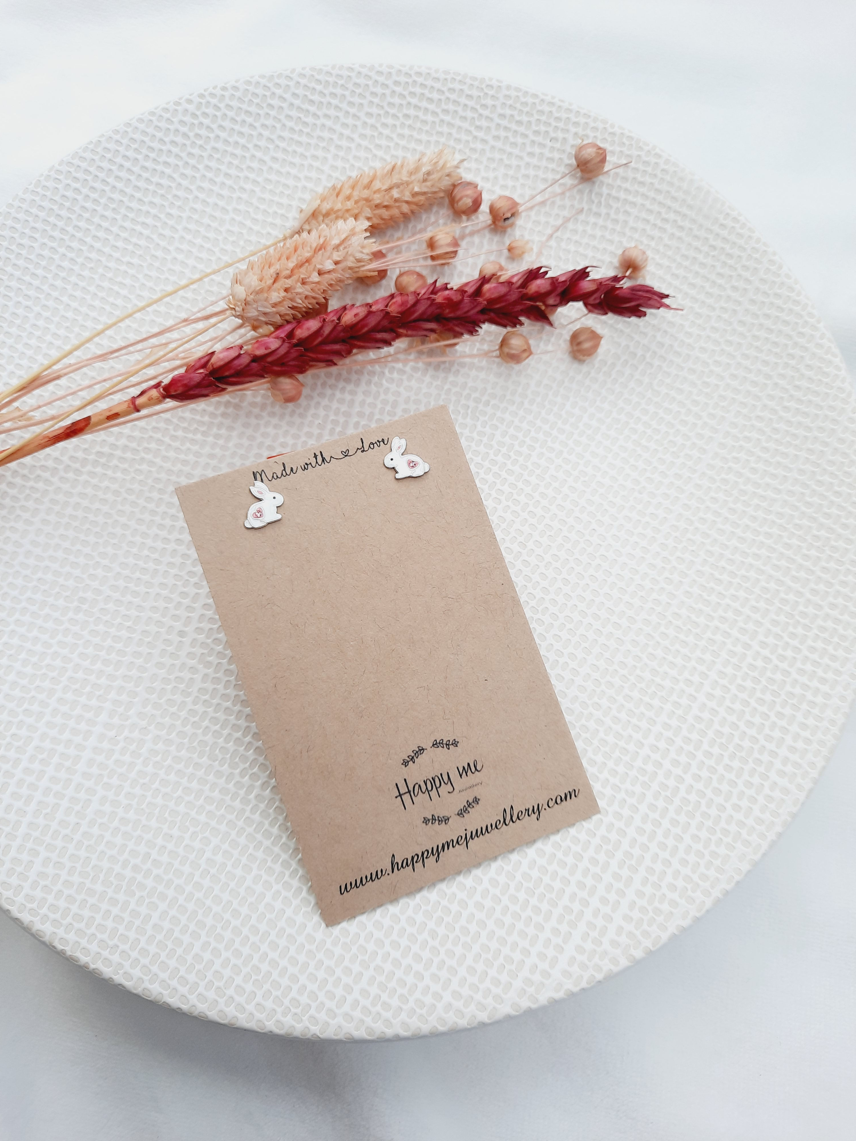 " Konijntjes strass" stekers