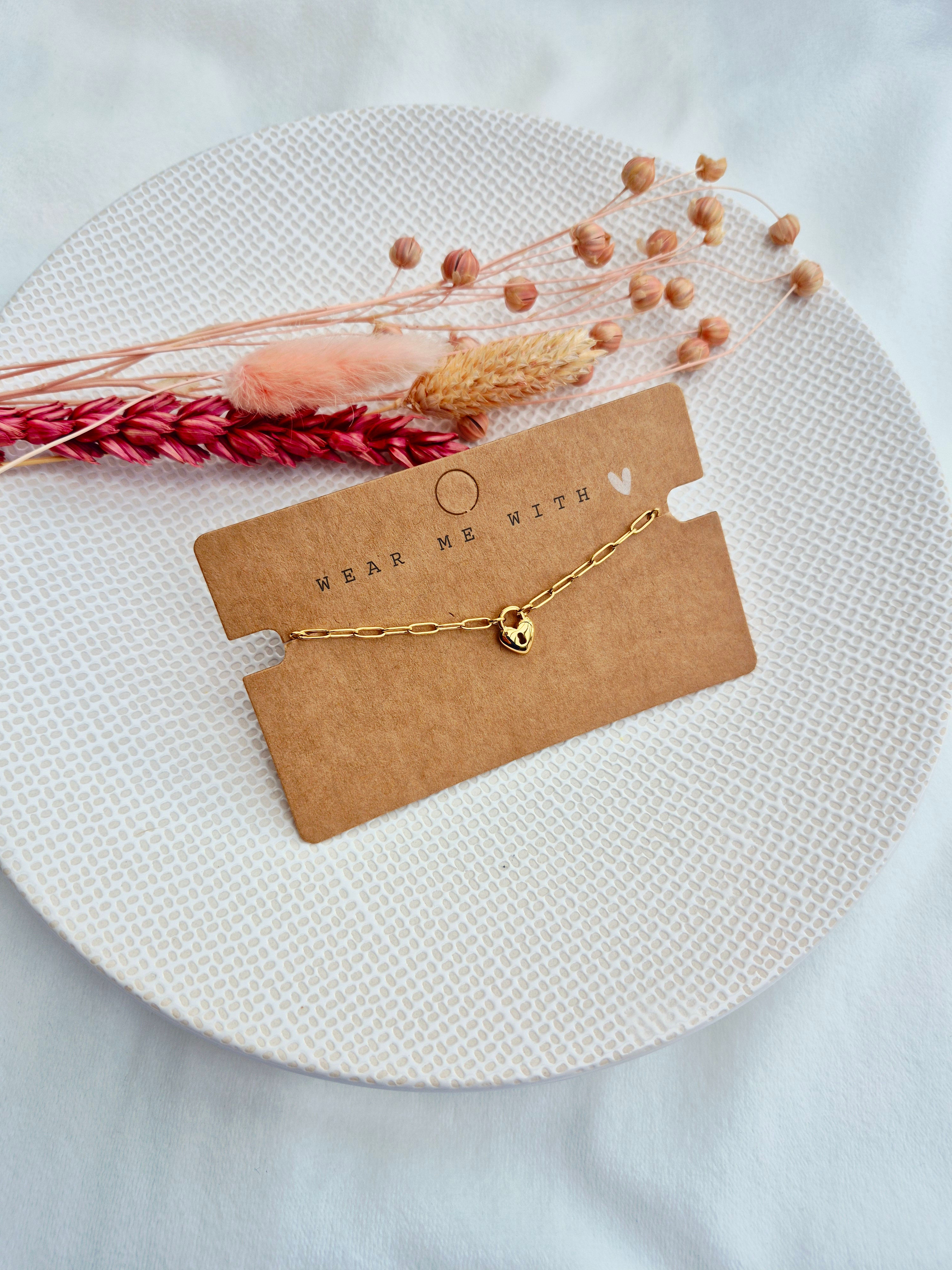 " Armband golden lock"