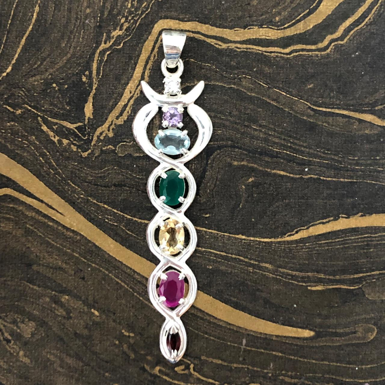Multi Stone Pendant