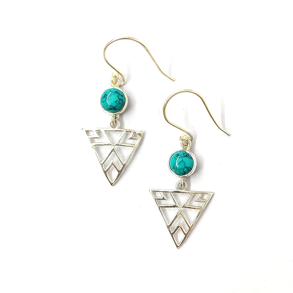 Turquoise Earring (2.3 Grams)
