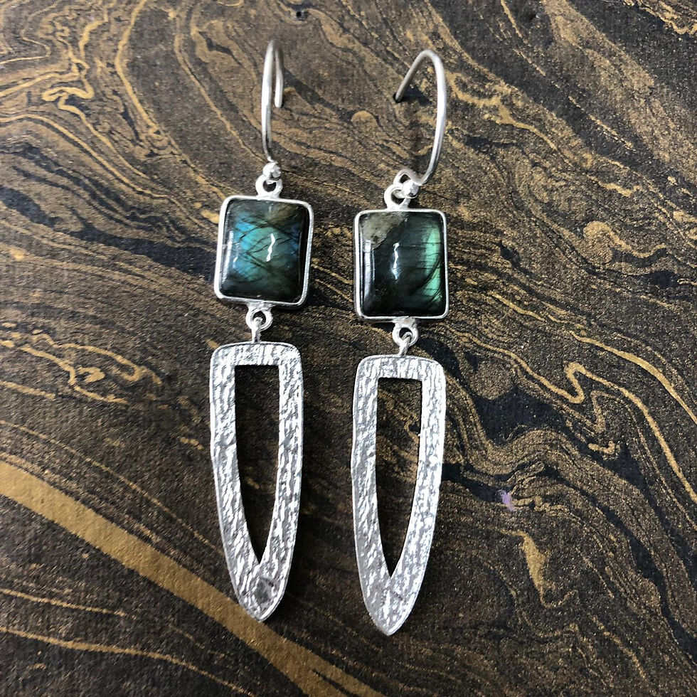 Labradorite Earrings (5.3 Grams)