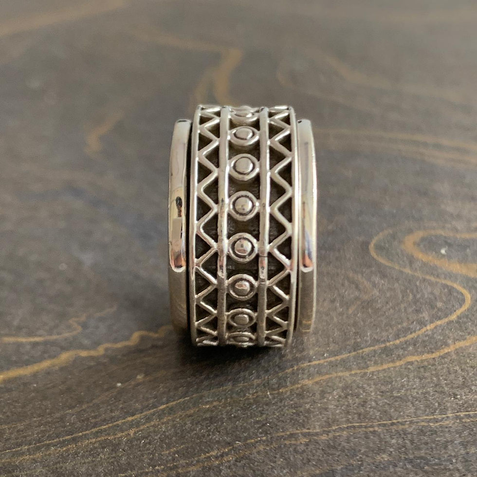 Miniatura: Silver Spinner Ring (13.7 Grams)