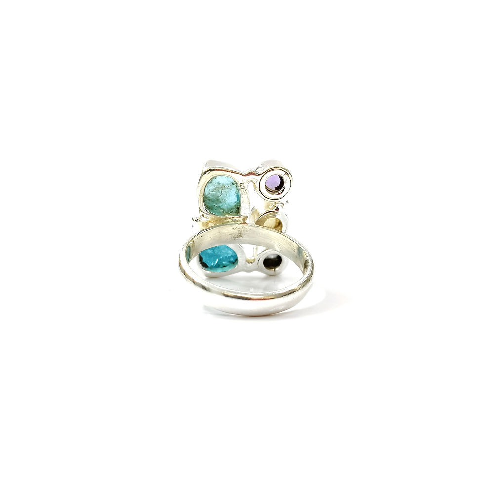 Thumbnail: Multi Stone Ring (7.6 Gram)