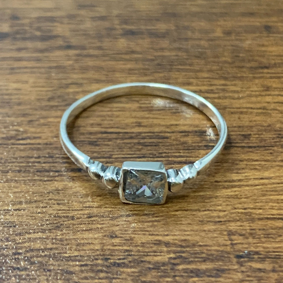 Cubic Zirconia Ring (1.4 Grams)