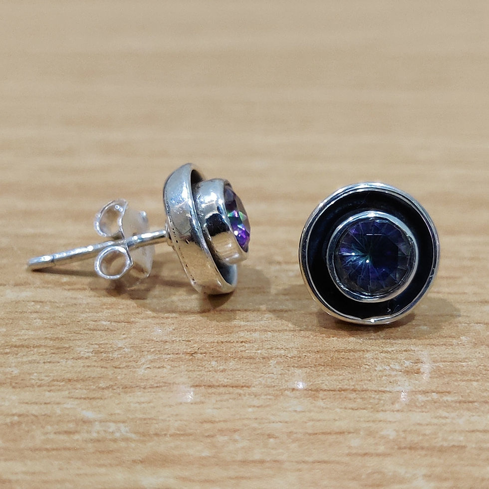 Mystic Topaz Studs (2.2 Grams)