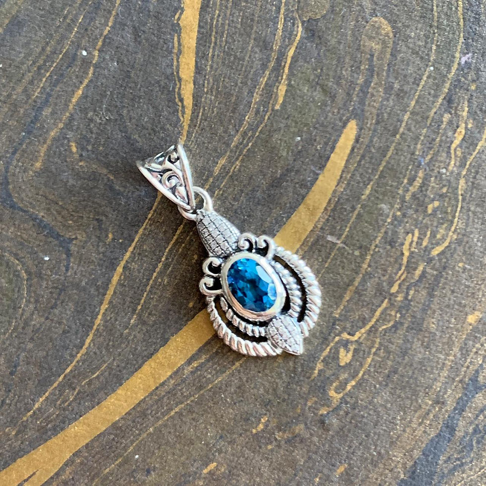 Miniatura: Designer Blue Topaz Pendant