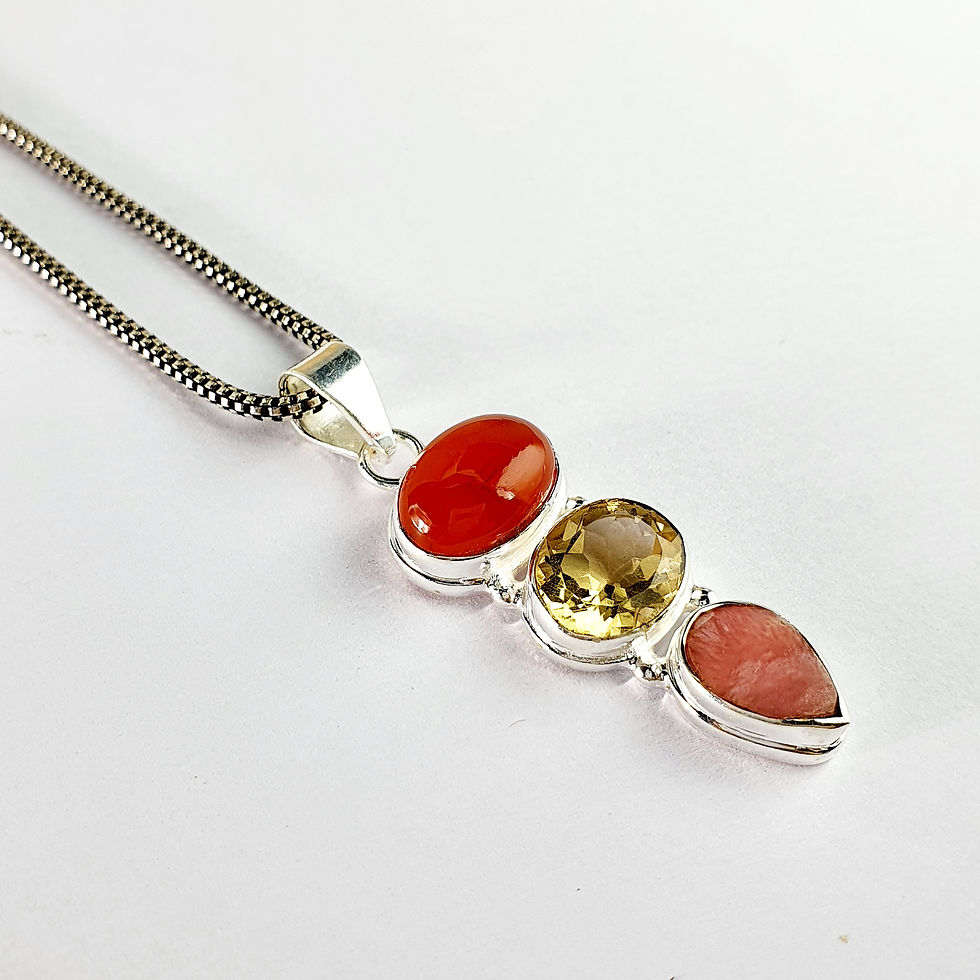 Miniatura: Multi Stone Pendant (8.7 Grams)