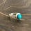 Miniature : Designer Turquoise Ring (3.8 Grams)