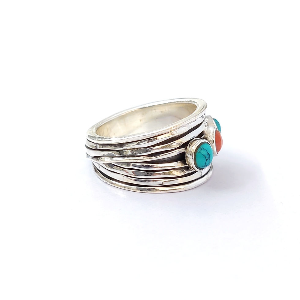 Miniatura: Multi Stone Ring (7.4 Grams)
