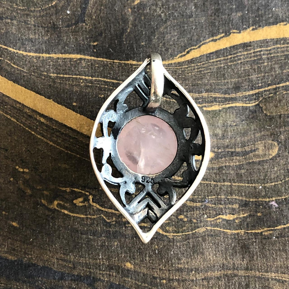 Miniatura: Designer Rose Quartz Pendant