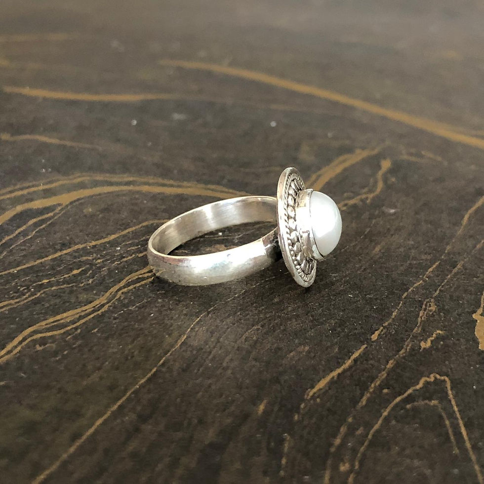 Miniatura: Designer Pearl Ring (4.4 Grams)