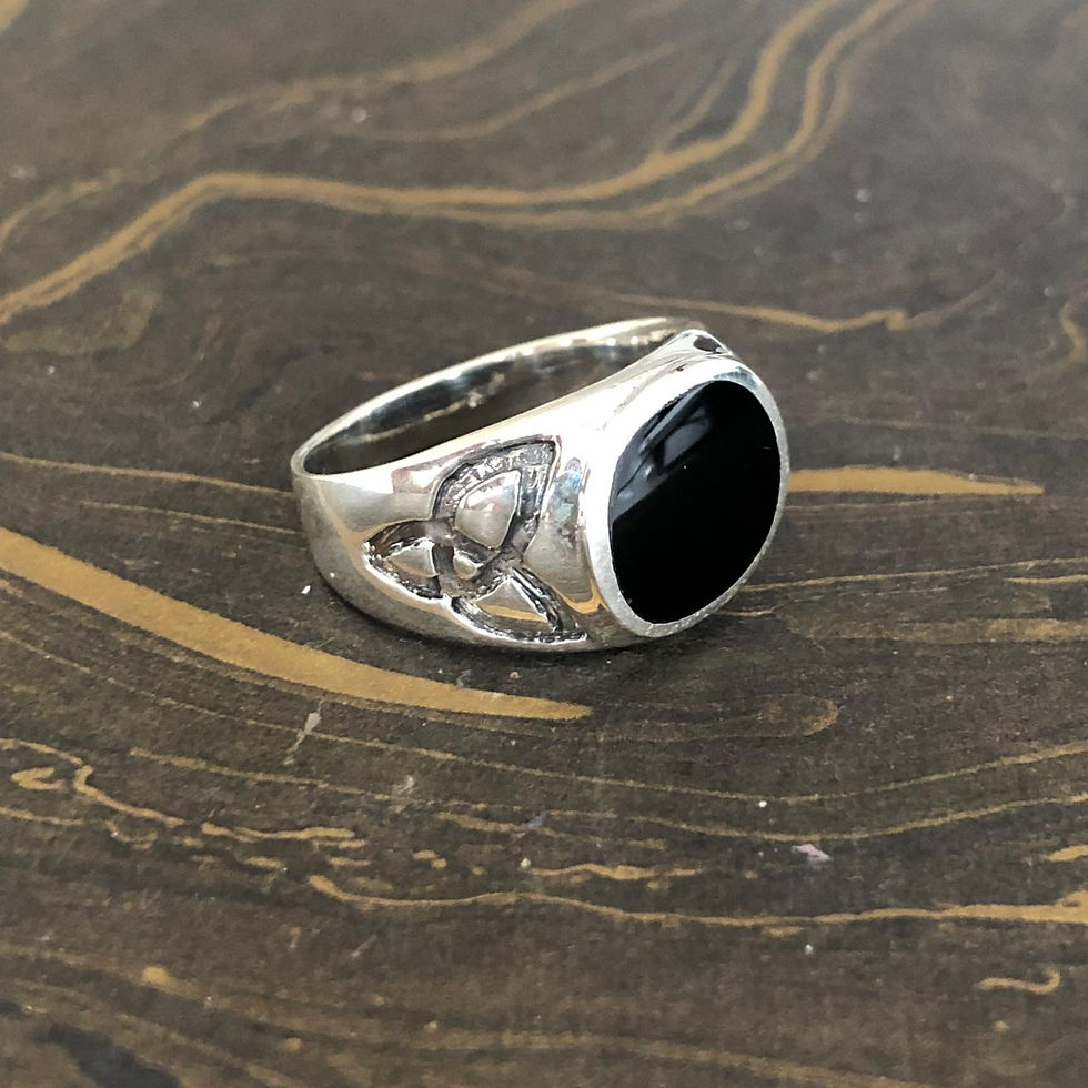 Miniatura: Designer Black Onyx Ring (9.1 Grams)