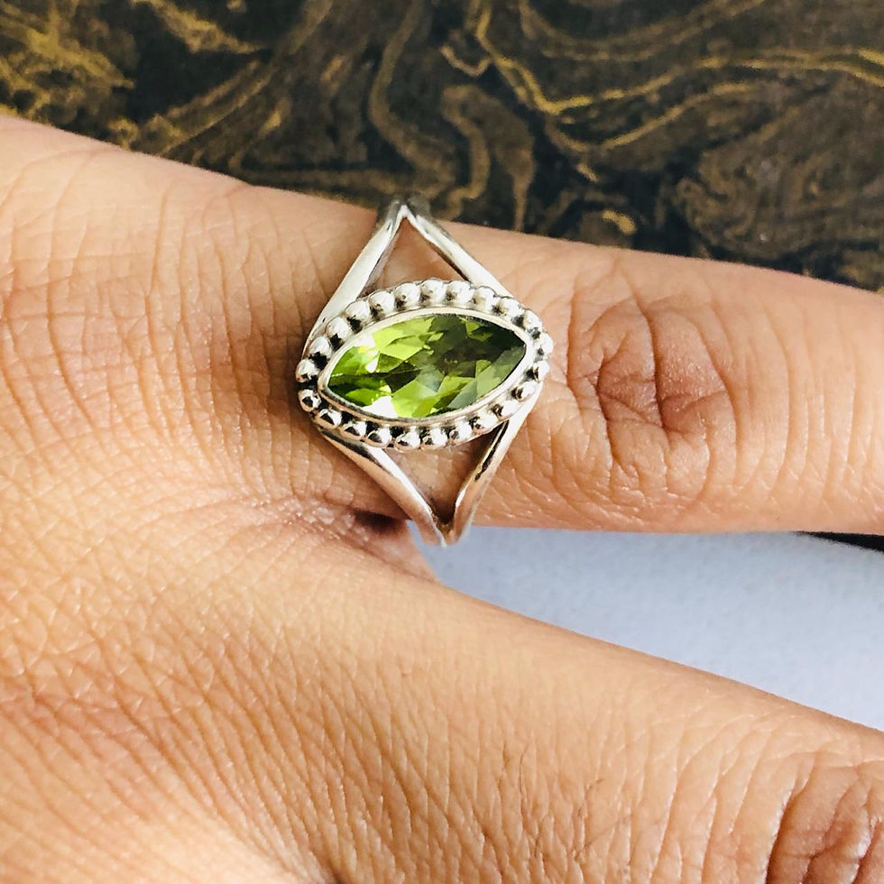 Miniaturbild: Designer Turquoise Ring (2.7 Grams)