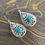Miniature : Turquoise Earrings (5.8 Grams)