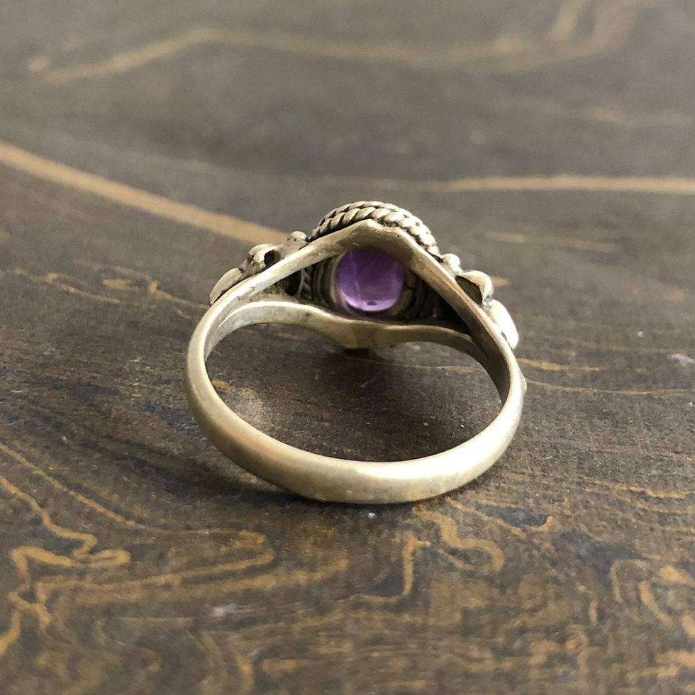 Miniatura: Designer Amethyst Ring (2.9 Grams)